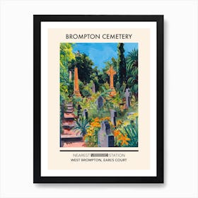 Brompton Cemetery London Parks Garden 2 Art Print