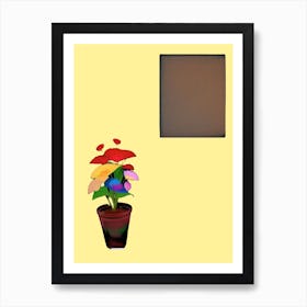 Potted Flower Art Print