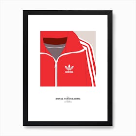 Chas Tenenbaums Tracksuit Art Print