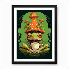 Red Eyed Tree Frog Storybook 1 Art Print