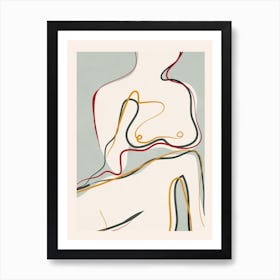 Abstract Thought Movement 3 Art Print