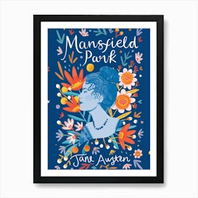 Book Cover - Mansfield Park by Jane Austen Art Print