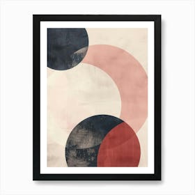 Abstract Circles Canvas Print 10 Art Print