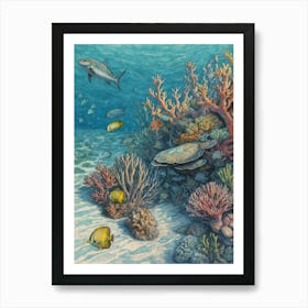 Coral Reef 5 Art Print