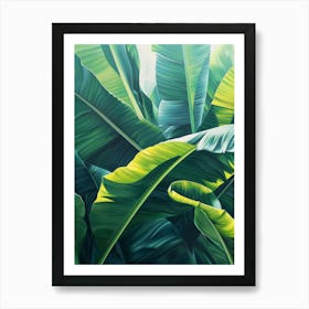 Banana Leaves 7 Art Print