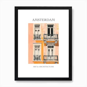 Amsterdam Travel And Architecture Poster 2 Art Print