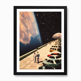Space Promenade Art Print