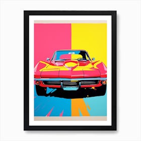 Classic Car Pop Art 2 Art Print