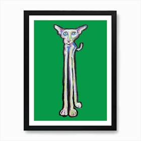 Long Cat Art Print