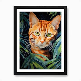 Orange Tabby Cat 2 Art Print