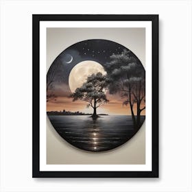 Full Moon Art Print