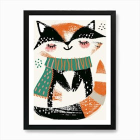 Winter Fox Art Print