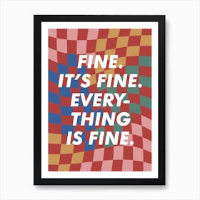 IIt's Fine Art Print