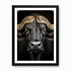 Buffalo Head Art Print