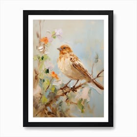 Bird Painting Finch 4 Art Print