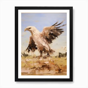 Bird Painting Vulture 1 Art Print