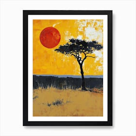 The Africa; A Boho Melody Art Print