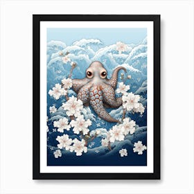 Star Sucker Pygmy Octopus 1 Art Print