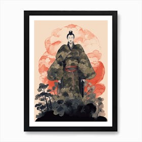 Samurai Illustration 2 Art Print