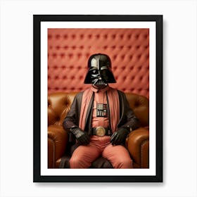 Darth Vader In Wes Anderson Style 36 Art Print