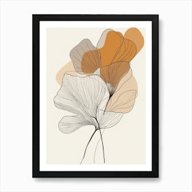 Ginkgo Leaves 13 Art Print