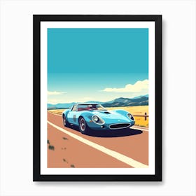 A Ferrari 250 Gto In The The Great Alpine Road Australia 3 Art Print