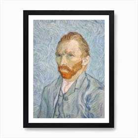 Portrait Of Vincent Van Gogh, van gogh self portrait, van gogh self, van gogh self painting, vincent van gogh self portrait, van gogh portrait, picture of vincent van Gogh, self portrait bandaged ear, vincent van gogh portrait, impressionism self portrait, van gogh portraits of others, bearbrick van Gogh, vincent vangogh self portrait, van gogh self portrait ear, van gogh self portrait with bandaged ear, van gogh hat, Art Print