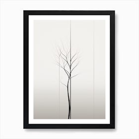 Minimal tree 1 Art Print