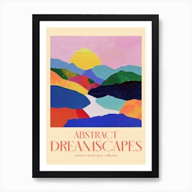 Abstract Dreamscapes Landscape Collection 54 Art Print