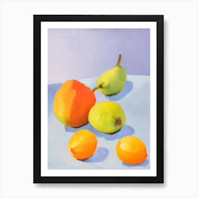 Chayote Tablescape vegetable Art Print