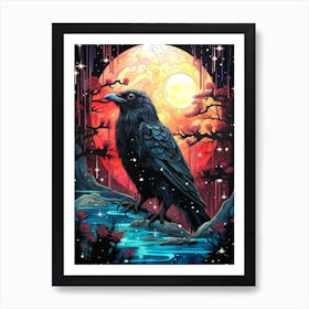 Raven Art Print