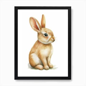 Britannia Petite Rabbit Kids Illustration 4 Art Print