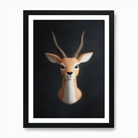 Antelope Head Art Print