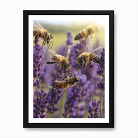 Sweat Bee Realism Illustration 12 Poster