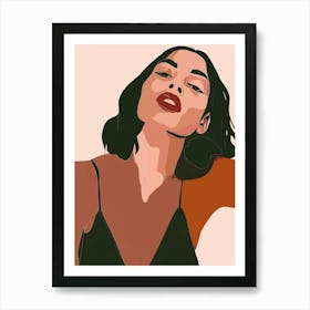 Portrait Of A Woman 209 Art Print