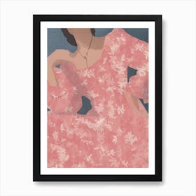 Retro Spring Figurative Art Print