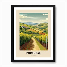The Camino Portugal 1 Vintage Hiking Travel Poster Art Print