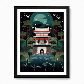 Kabuki Theater Japanese Style 1 Art Print