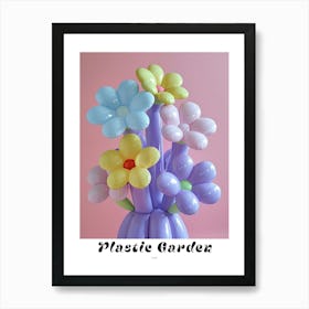 Dreamy Inflatable Flowers Poster Lilac 1 Art Print