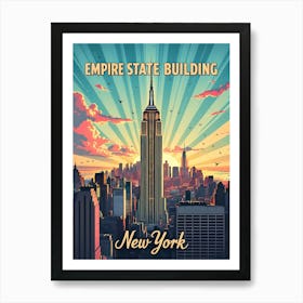 Empire State Building 1 Art Print