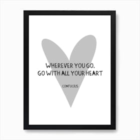 Confucius Quote Art Print