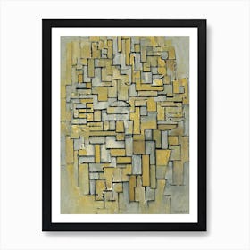 Composition In Brown And Gray (1913), Piet Mondrian Art Print