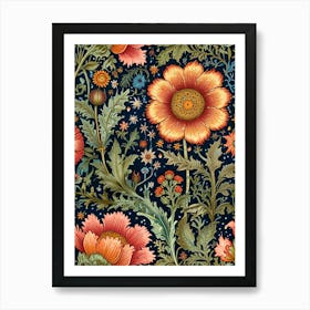 William Morris Floral Wallpaper 6 Art Print