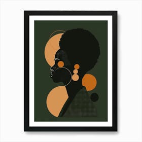 Portrait Of African Woman 86 Art Print