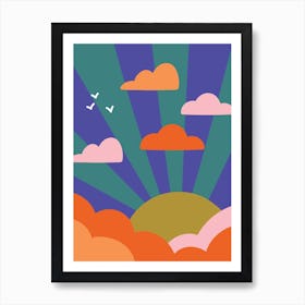 Bright Skies Art Print