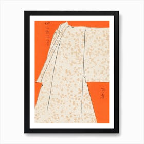 Japanese Robe Illustration, Watanabe Seitei Art Print