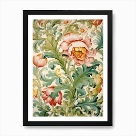 Floral Tapestry 5 Art Print