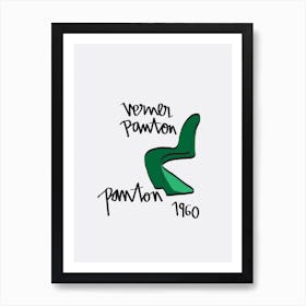 Panton Chair Art Print