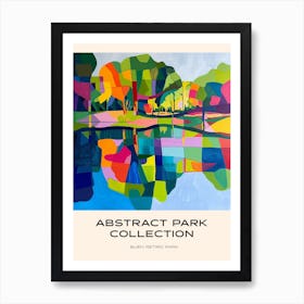 Abstract Park Collection Poster Buen Retiro Park Buenos Aires 3 Art Print