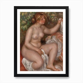 After The Bath, Pierre Auguste Renoir Art Print